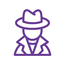 The Silence Detective mascot
